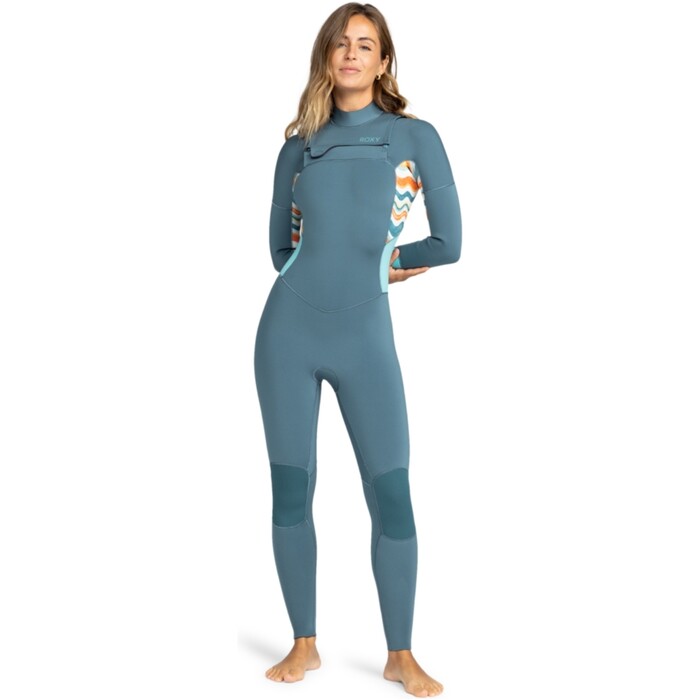 2024 Roxy Womens Swell Series 3/2mm Chest Zip Wetsuit ERJW103122 - Starglazer